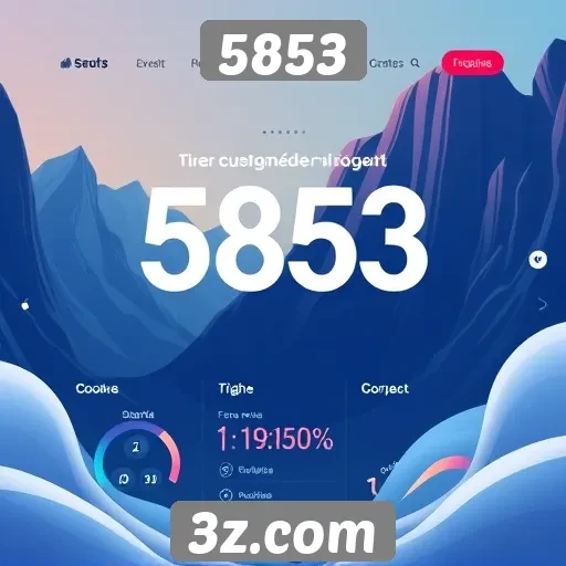 Navegação e design do site 5853 oferecem experiência única